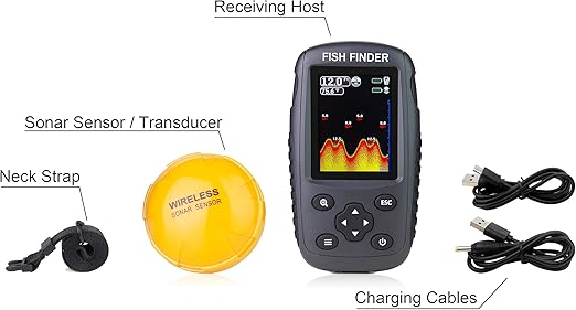 Venterior Sonda Portátil Inalámbrica - Localizador de Peces Recargable - Image 4