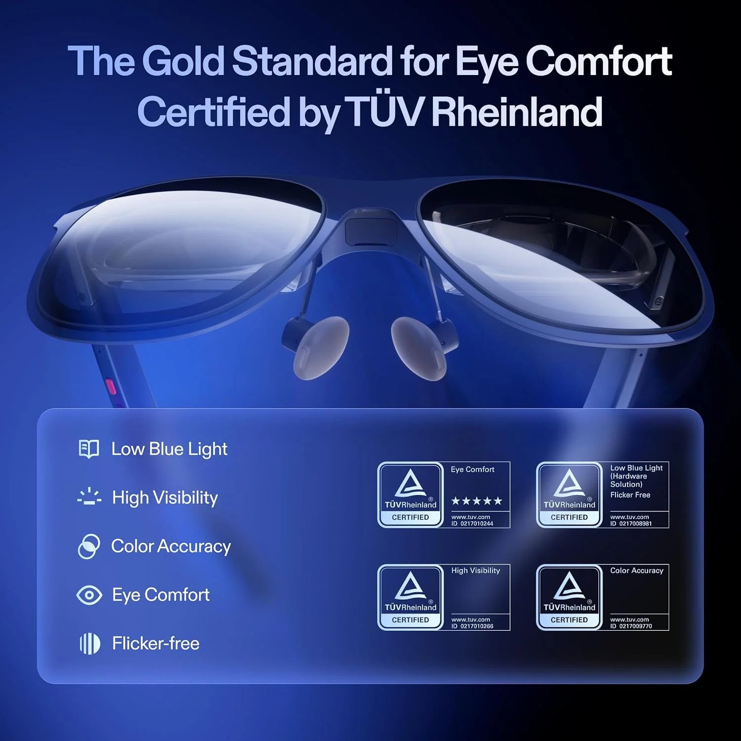 XREAL 1S Lentes de Realidad Virtual de 500" con Chip X1, Sonido Bose y 120Hz - Image 8