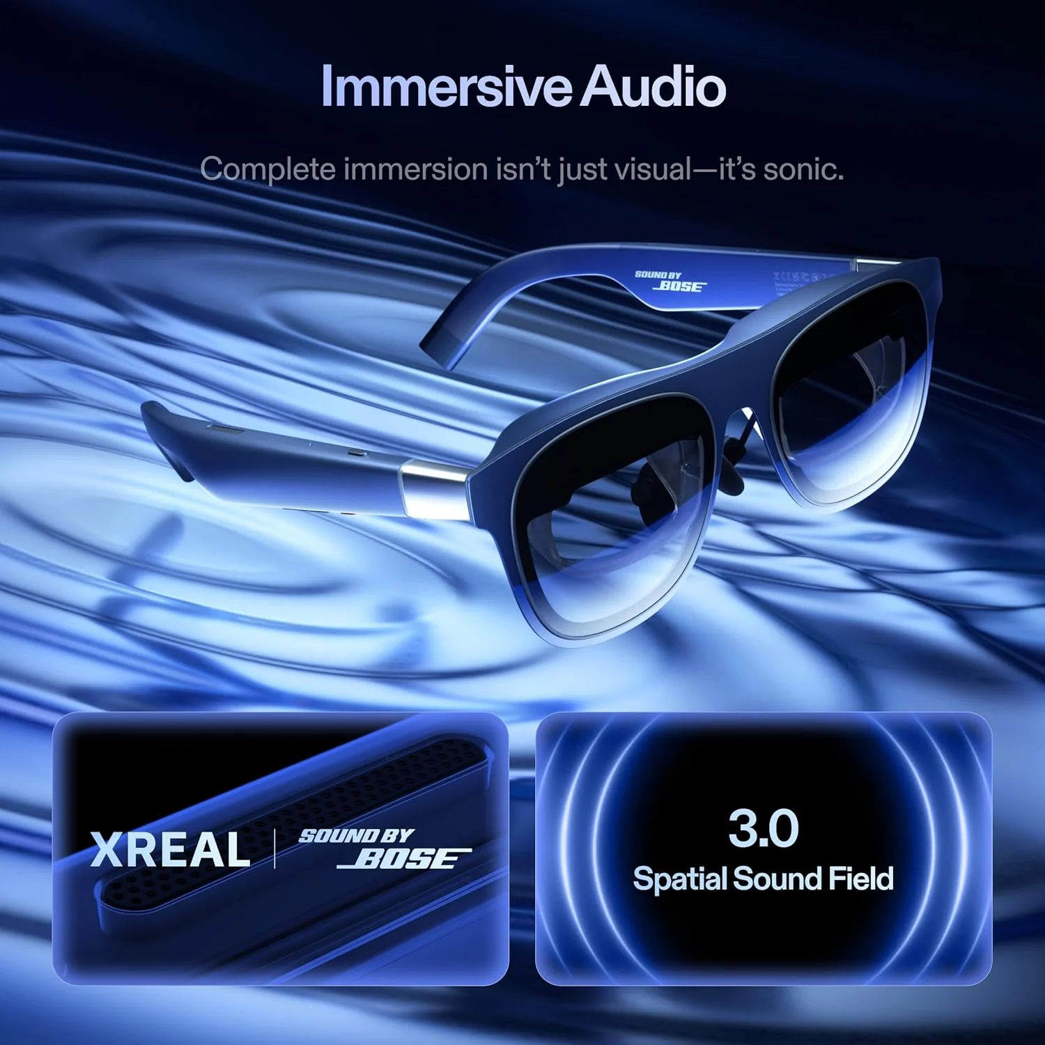 XREAL 1S Lentes de Realidad Virtual de 500" con Chip X1, Sonido Bose y 120Hz - Image 9